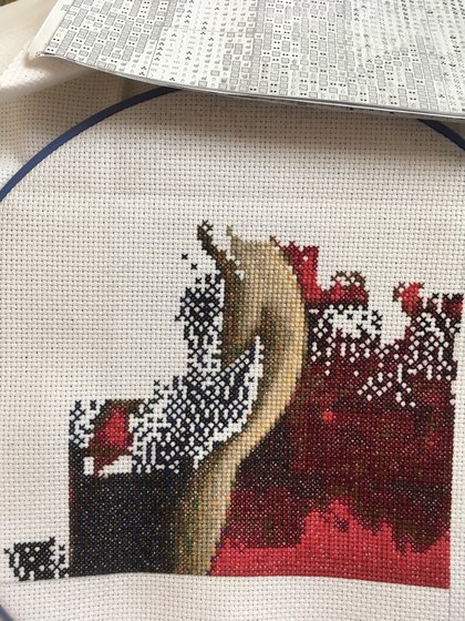 Этап процесса «Джокер и Харли КОМИКС ТЕМА»