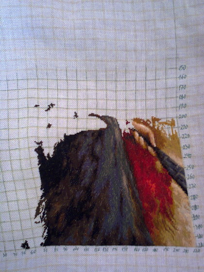 Этап процесса «Танцовщица»