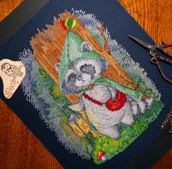 Этап процесса «Енотик по авторской схеме Алисы Окнеас.»