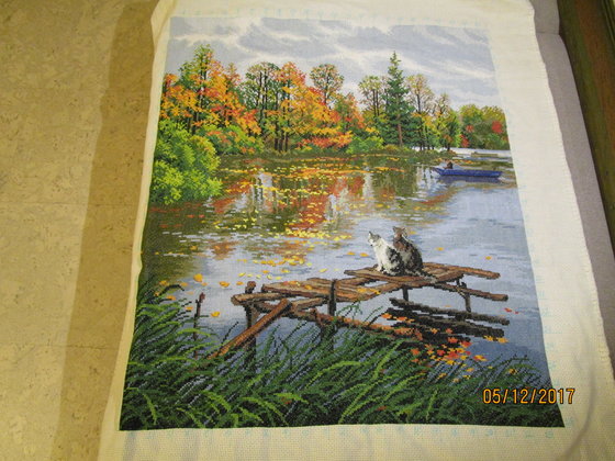 Этап процесса «Ждем улова (Маруська и Котовский)»