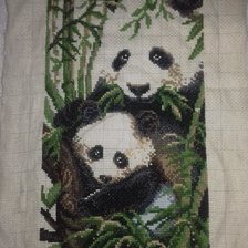 Процесс «Мама и малыш панда»