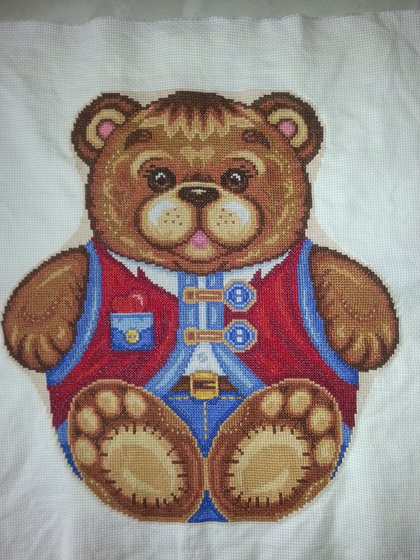 Этап процесса «Подушка Мишка Топтыгин»