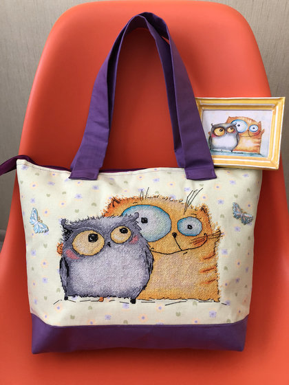 Этап процесса «Летняя сумочка "Давай дружить"»