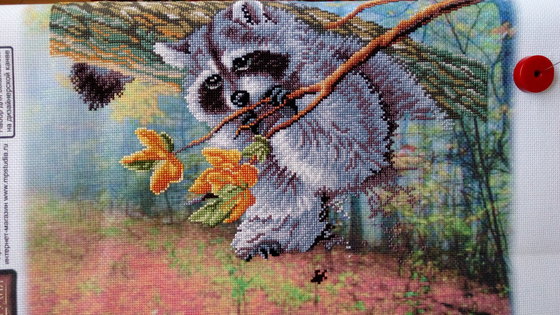 Этап процесса «Игры в осенней листве»