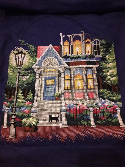 Этап процесса «Victorian charm Dimensions 13666»