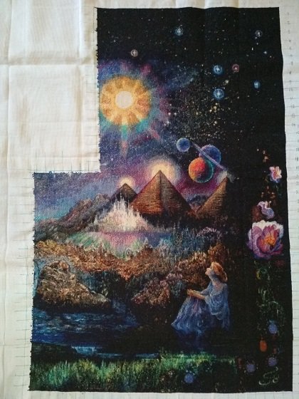 Этап процесса «окошко к звездам»