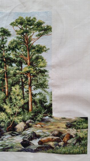 Этап процесса «Горная речка»