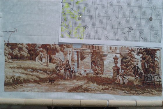 Этап процесса «В парке замка Шенонсо»