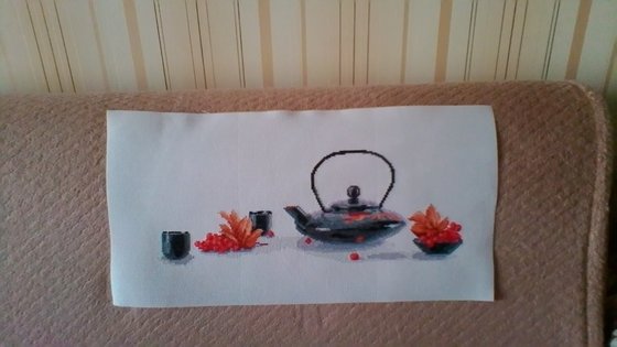 Этап процесса «Рябиновый чай»