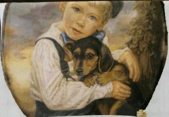 Этап процесса «ПОРТРЕТ МАЛЬЧИКА»