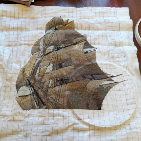 Этап процесса «Возвращение Катти Сарк»