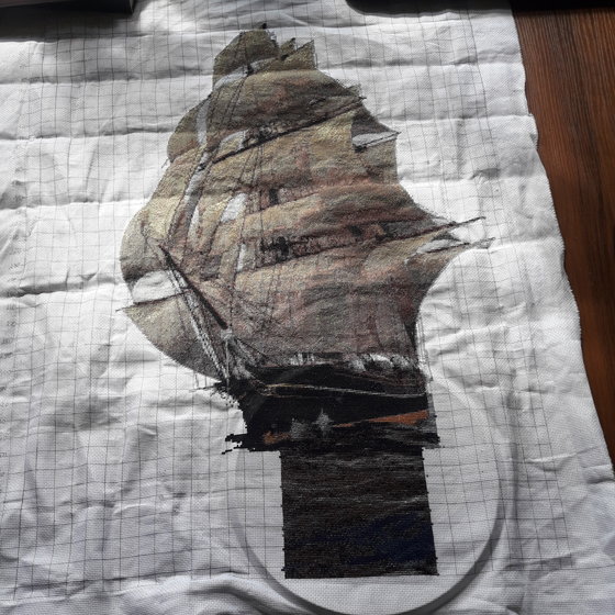 Этап процесса «Возвращение Катти Сарк»