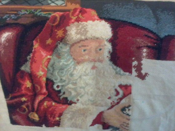 Этап процесса «Санта и глобус»