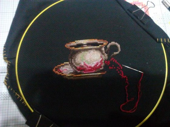 Этап процесса «Кофе для неё»