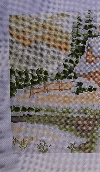 Этап процесса «Отдыхалочка. Зима.»