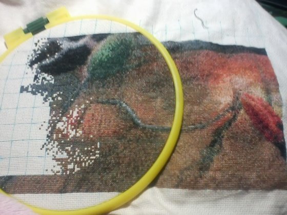 Этап процесса «Как хороши как свежи были маки(рабочее название)»