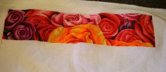 Этап процесса «Цветные розы»