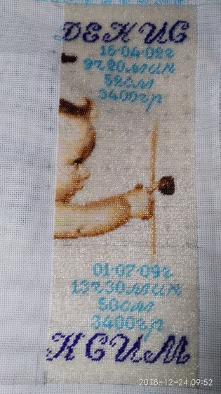 Этап процесса «Метрика детская»