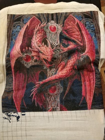 Этап процесса «Дракон на кресте»