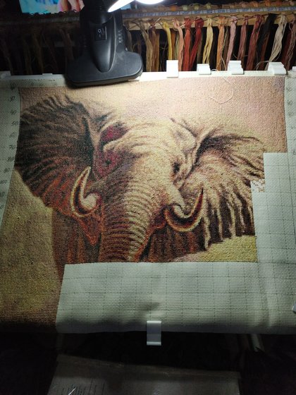 Этап процесса «Африканский слон»