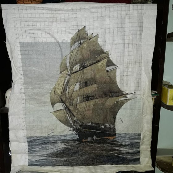 Этап процесса «Возвращение Катти Сарк»