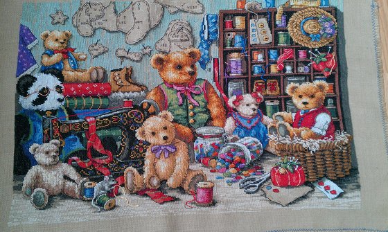 Этап процесса «мишки и пуговицы. дим.»