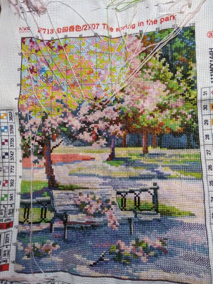 Этап процесса «весенний парк»