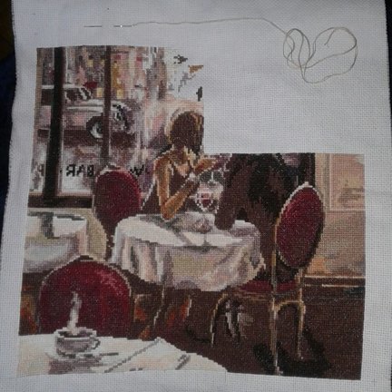 Этап процесса «Завтрак в Париже»