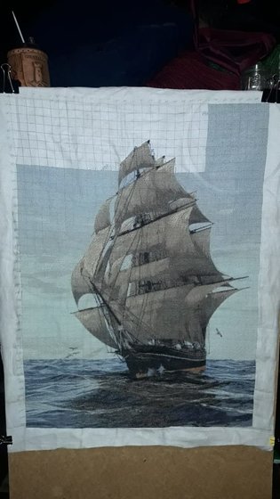 Этап процесса «Возвращение Катти Сарк»