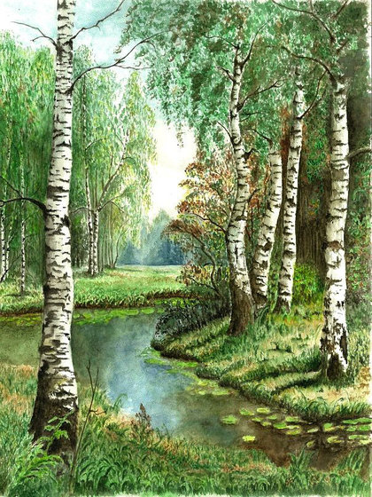 Этап процесса «Березовая роща»