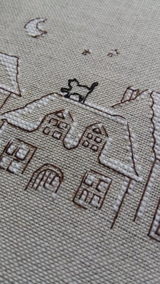 Этап процесса «"SUR LES TOITS" (На крыше)»