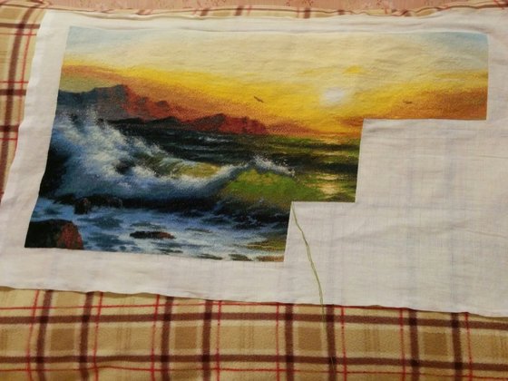 Этап процесса «Море по схеме И.Сумароковой»