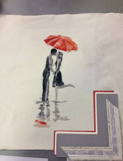 Этап процесса «Под зонтом»