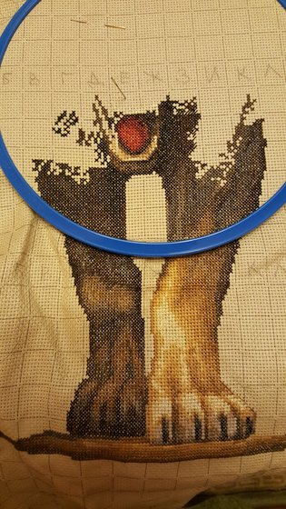 Этап процесса «Волчица»