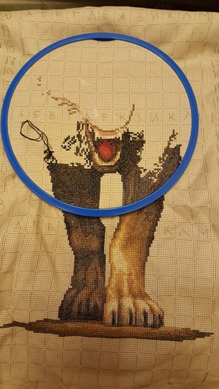 Этап процесса «Волчица»