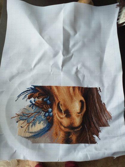 Этап процесса «Лошадка Романтик»