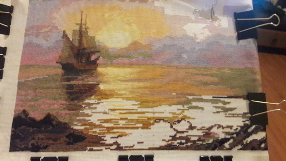 Этап процесса «вечер на море»