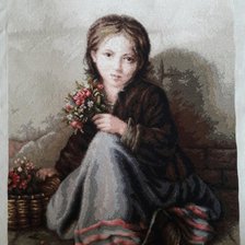 Процесс «Девочка с цветами от Luka-s»