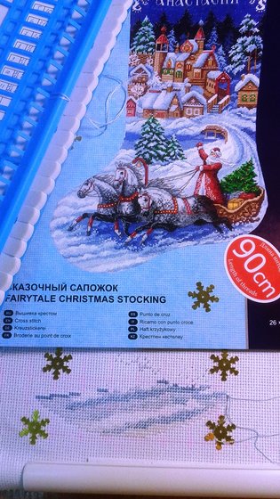 Этап процесса «Сказочный сапожок от Panna»