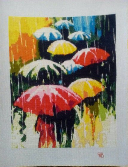 Этап процесса «Зонтики»