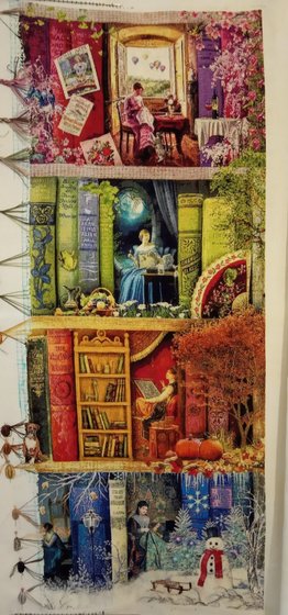 Этап процесса «A stich in Time (Время вышивать/Стежок во времени), Божена»