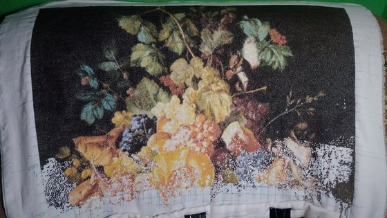 Этап процесса «корзина фруктов с животными»