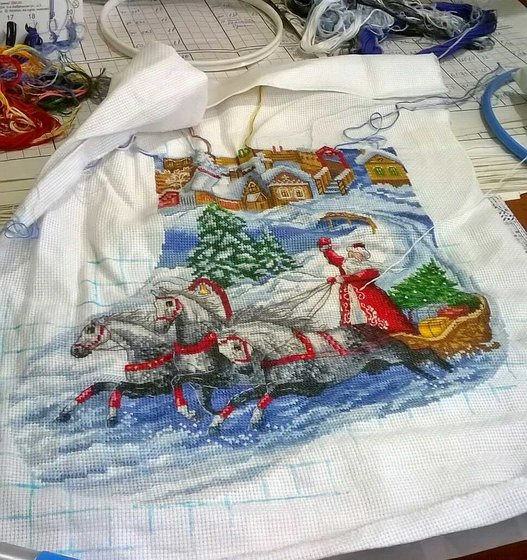 Этап процесса «Сказочный сапожок»