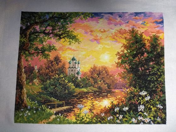 Этап процесса «Вечерний звон от Чудесной иглы»