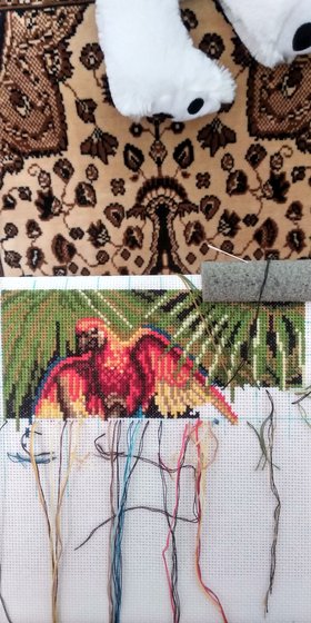 Этап процесса «Попугаи»