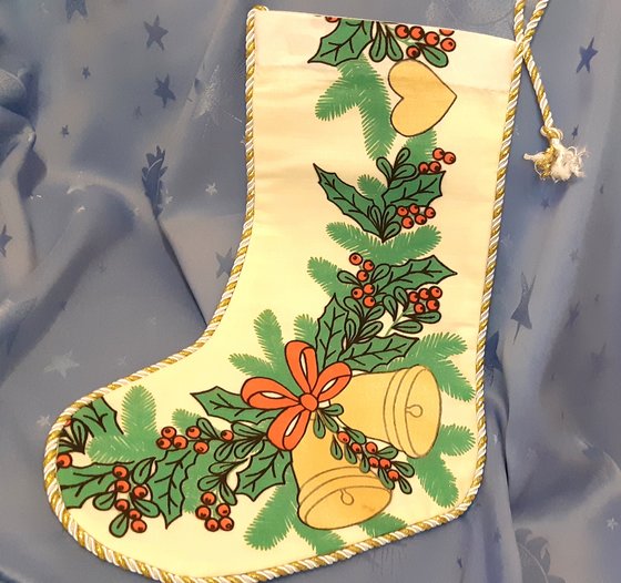 Этап процесса «Сапожок для внучки»