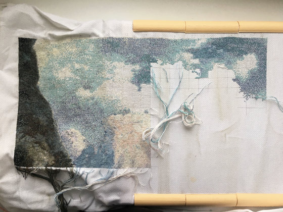 Этап процесса «GK Waterfall in Yosemite»