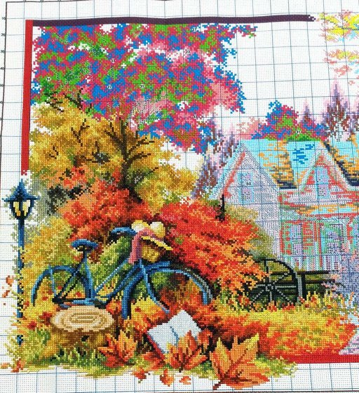 Этап процесса «Осень идет»