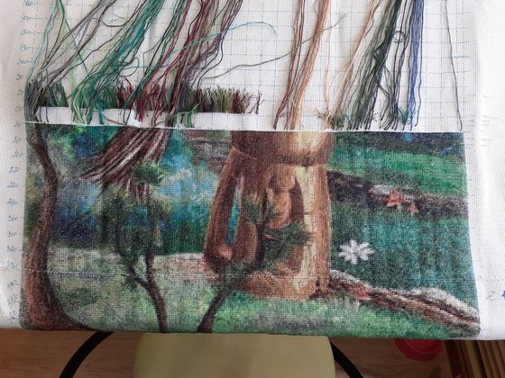 Этап процесса «....там ступа  с бабаю Ягой идёт бредёт сама собой....»