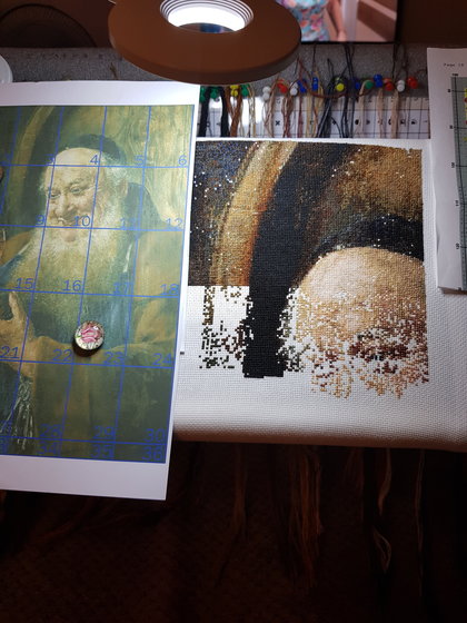 Этап процесса «"Винодел"(художник Эрнест Новак), от Химеры»